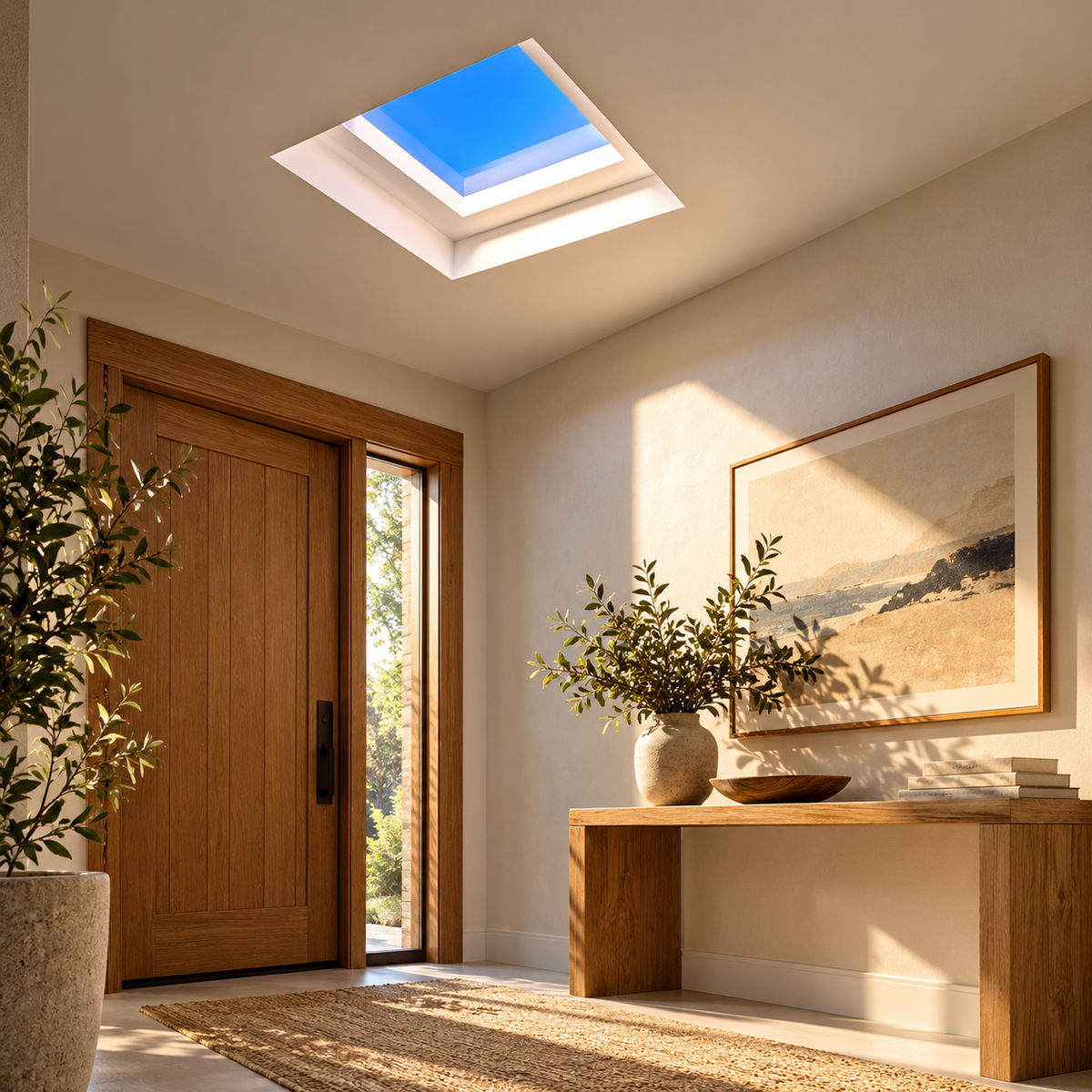 LED Artificial Skylight Smart Home Wifi Control Ceiling Lamp