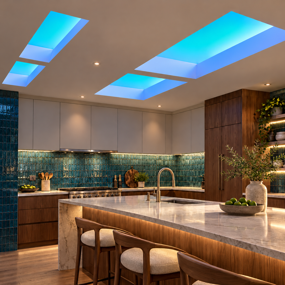 LED Artificial Skylight Smart Home Wifi Control Ceiling Lamp