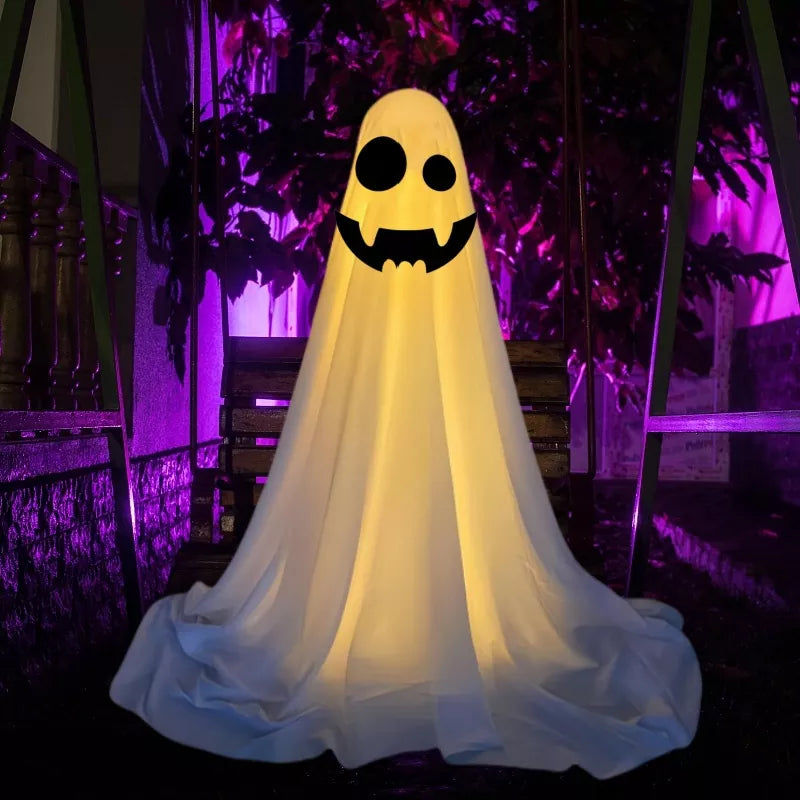 Spooky Ghost Halloween Lights Battery Operated For Decorations (2 Packs)