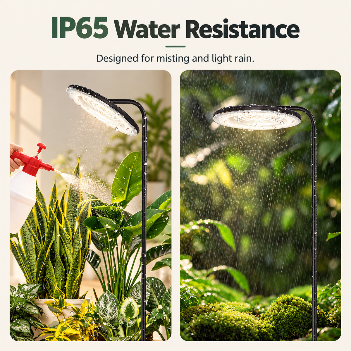100W IP65 Full-Spectrum LED Floor Grow Light for Indoor Plants