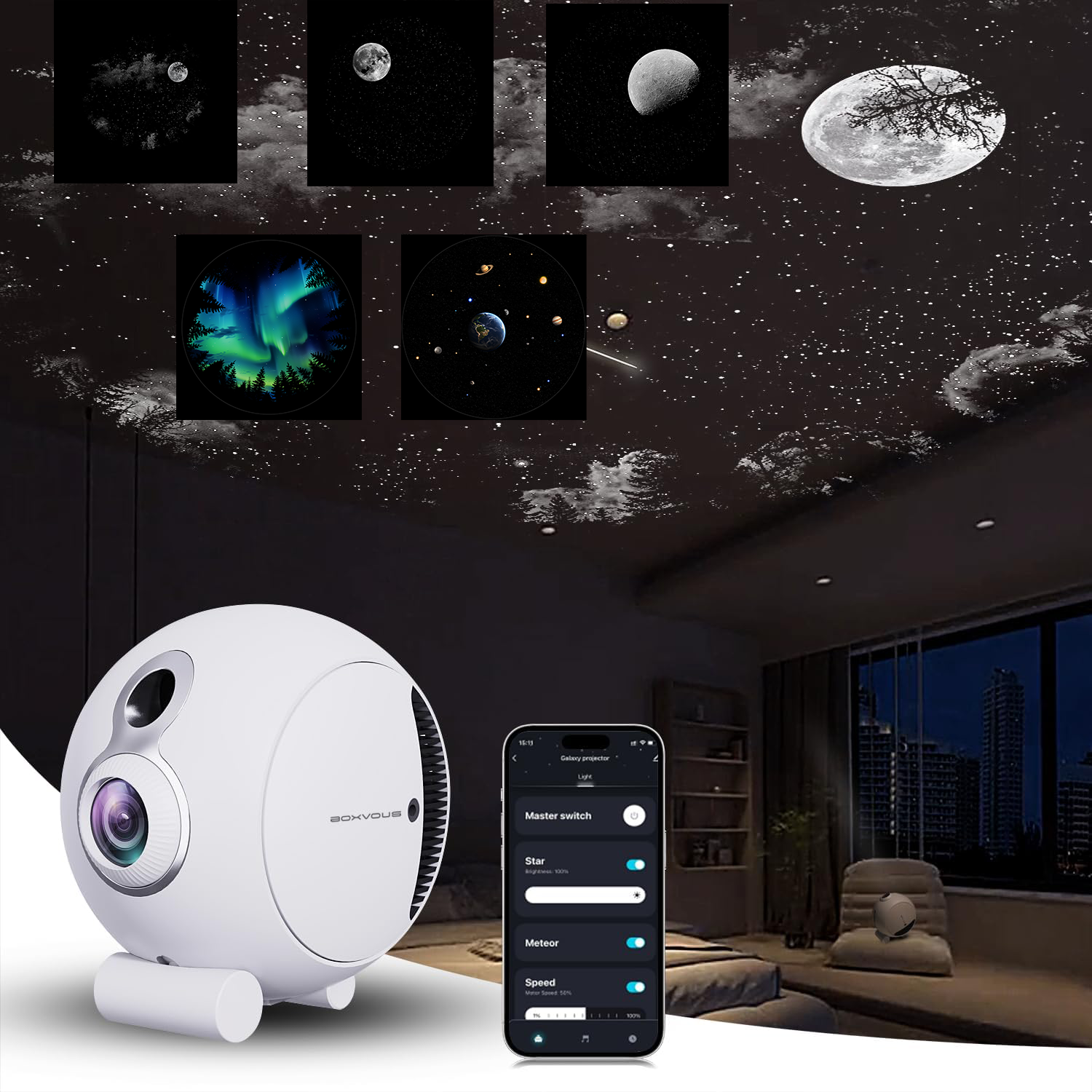 Plus commercial smart starry sky projector-20W
