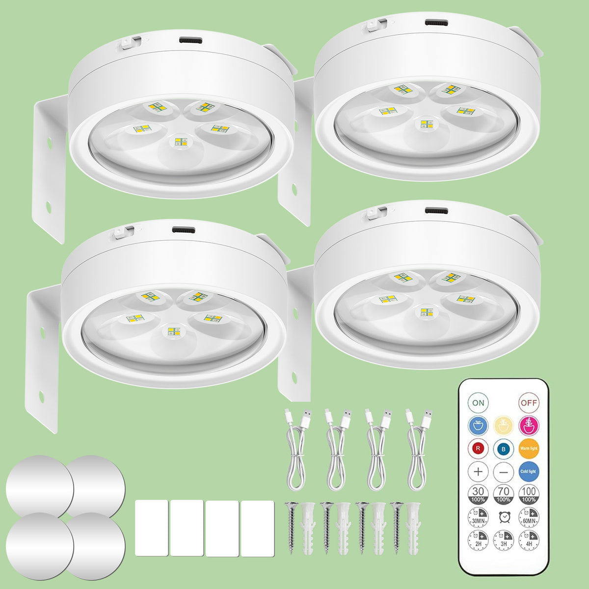 USB Rechargeable Magnetic Full Spectrum Grow Light for Indoor Plants