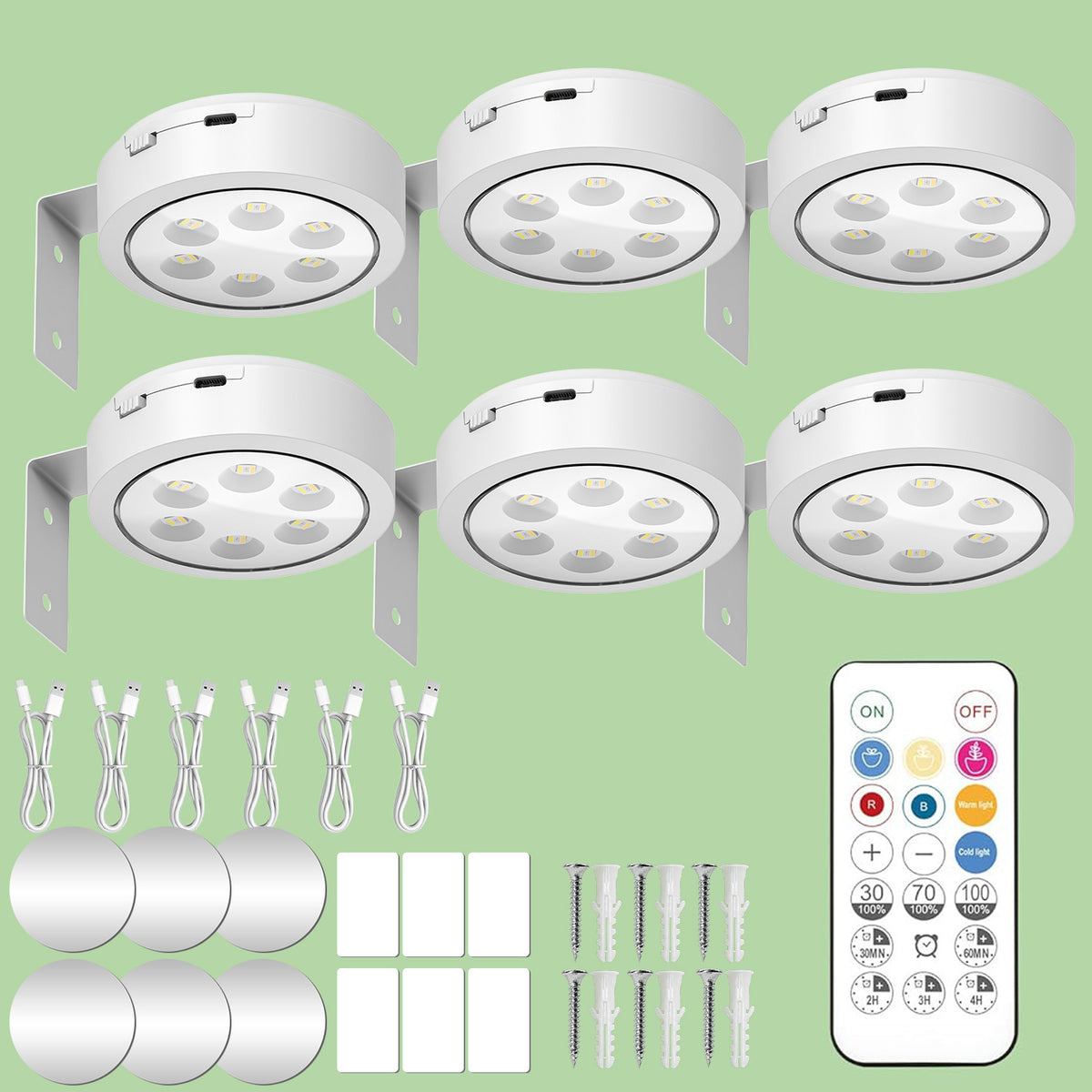 USB Rechargeable Magnetic Full Spectrum Grow Light for Indoor Plants