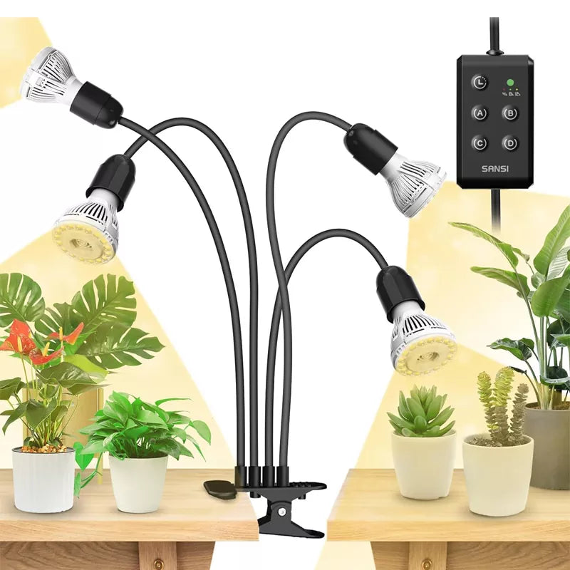 300W Full Spectrum Dual Gooseneck Clip Plant Grow Light