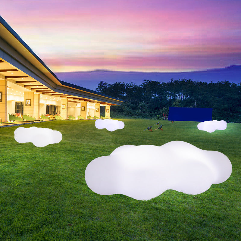 Solar-powered Floor Lamps Cloud Lights for Courtyards Villas landscapes