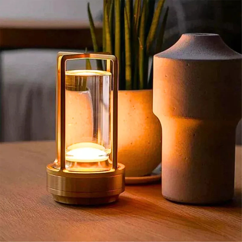 Crystal Lantern Lamp For Restaurant Bedroom bar Cafe Camping