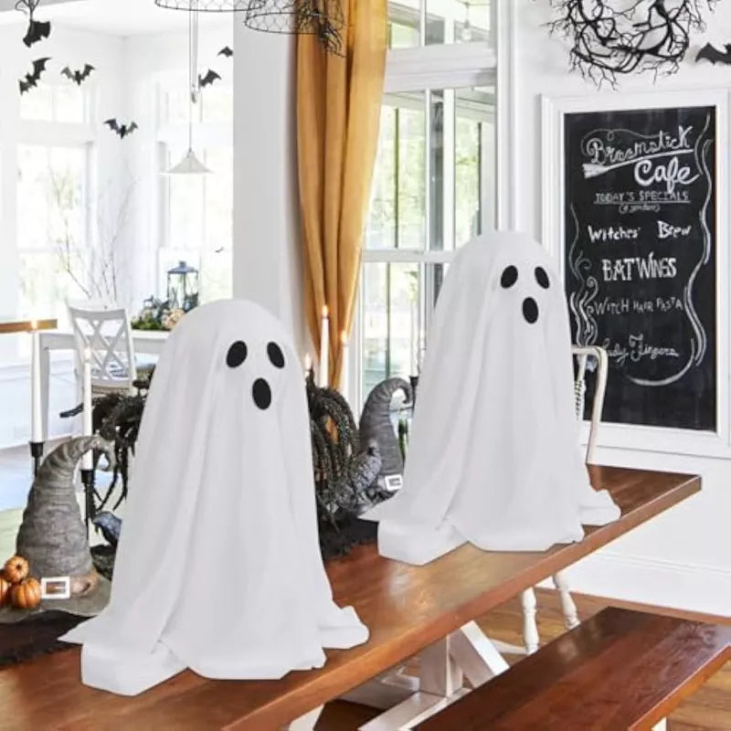 Spooky Ghost Halloween Lights Battery Operated For Decorations (2 Packs)