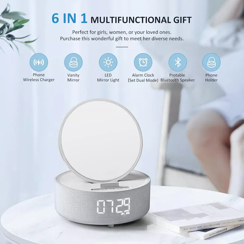 Bluetooth Speaker Alarm Clock