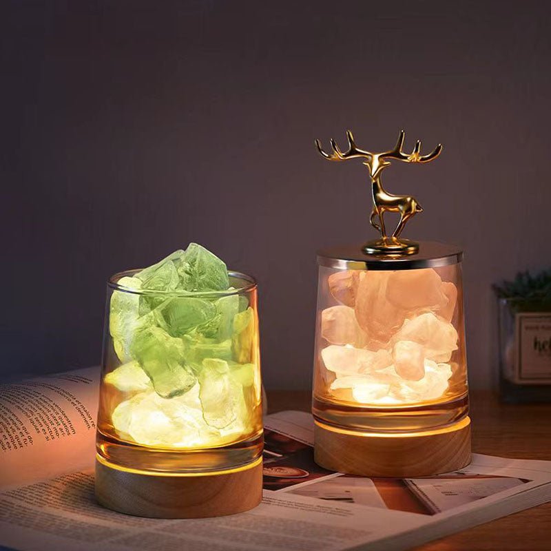 Essential Oil LED Night Light Bedroom Bedside Sleeping Table Lamp - ktvhomes