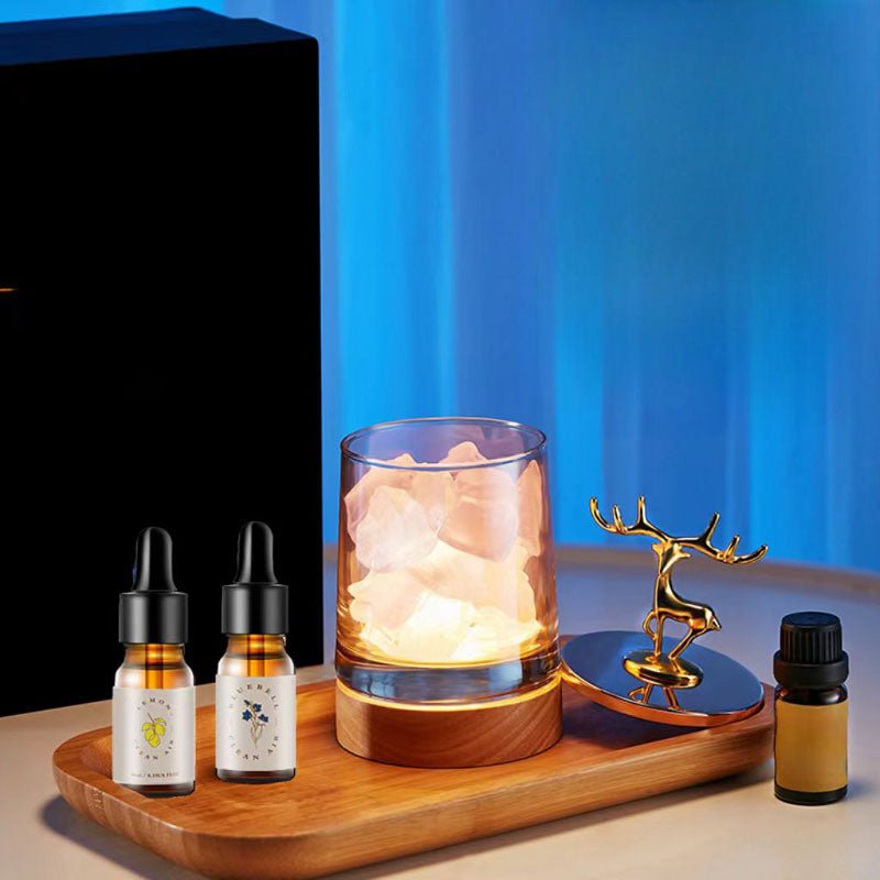 Essential Oil LED Night Light Bedroom Bedside Sleeping Table Lamp - ktvhomes