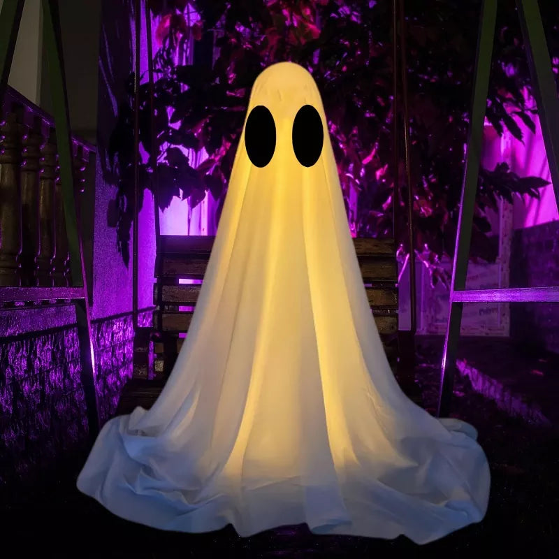 Spooky Ghost Halloween Lights Battery Operated For Decorations (2 Packs)