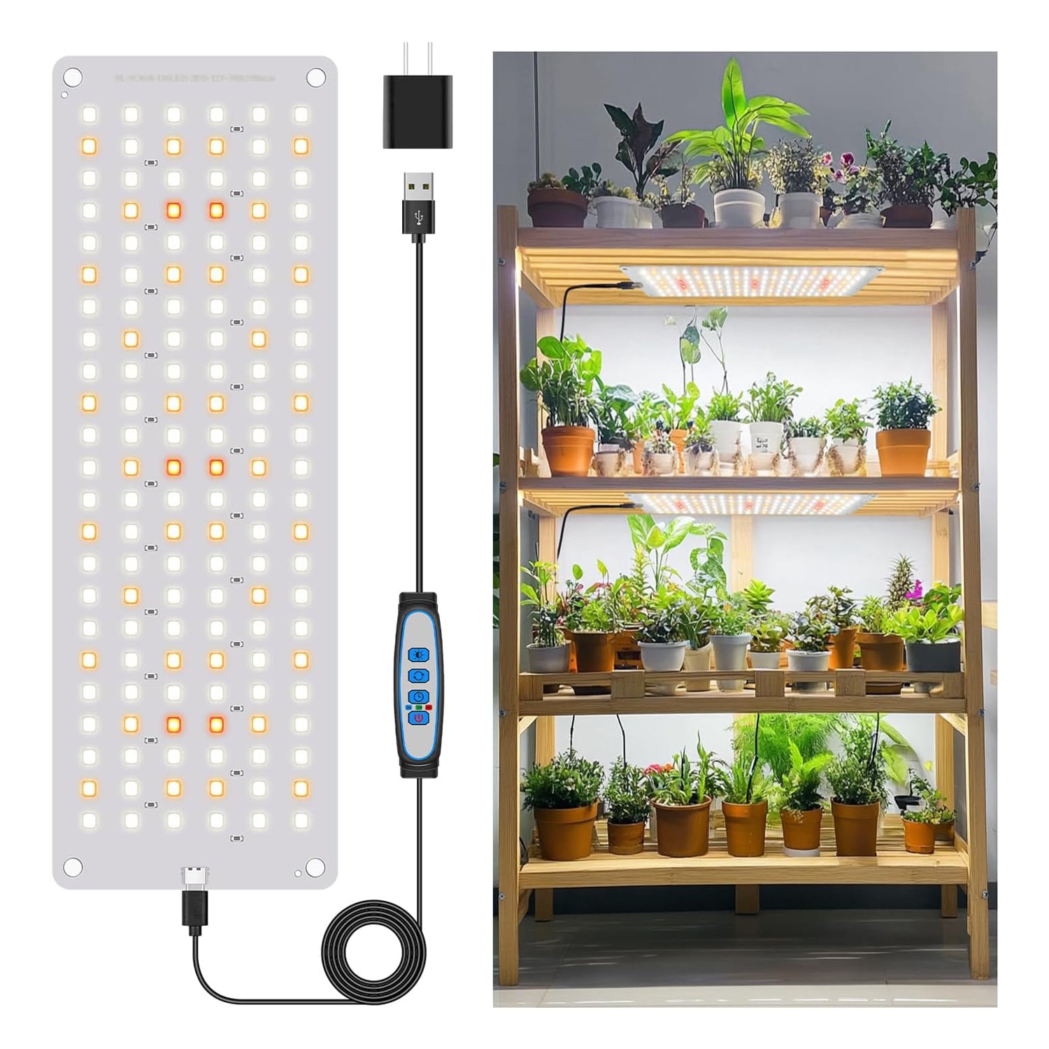552 LED Full Spectrum Plant Light Panel for Growing Indoor Plants