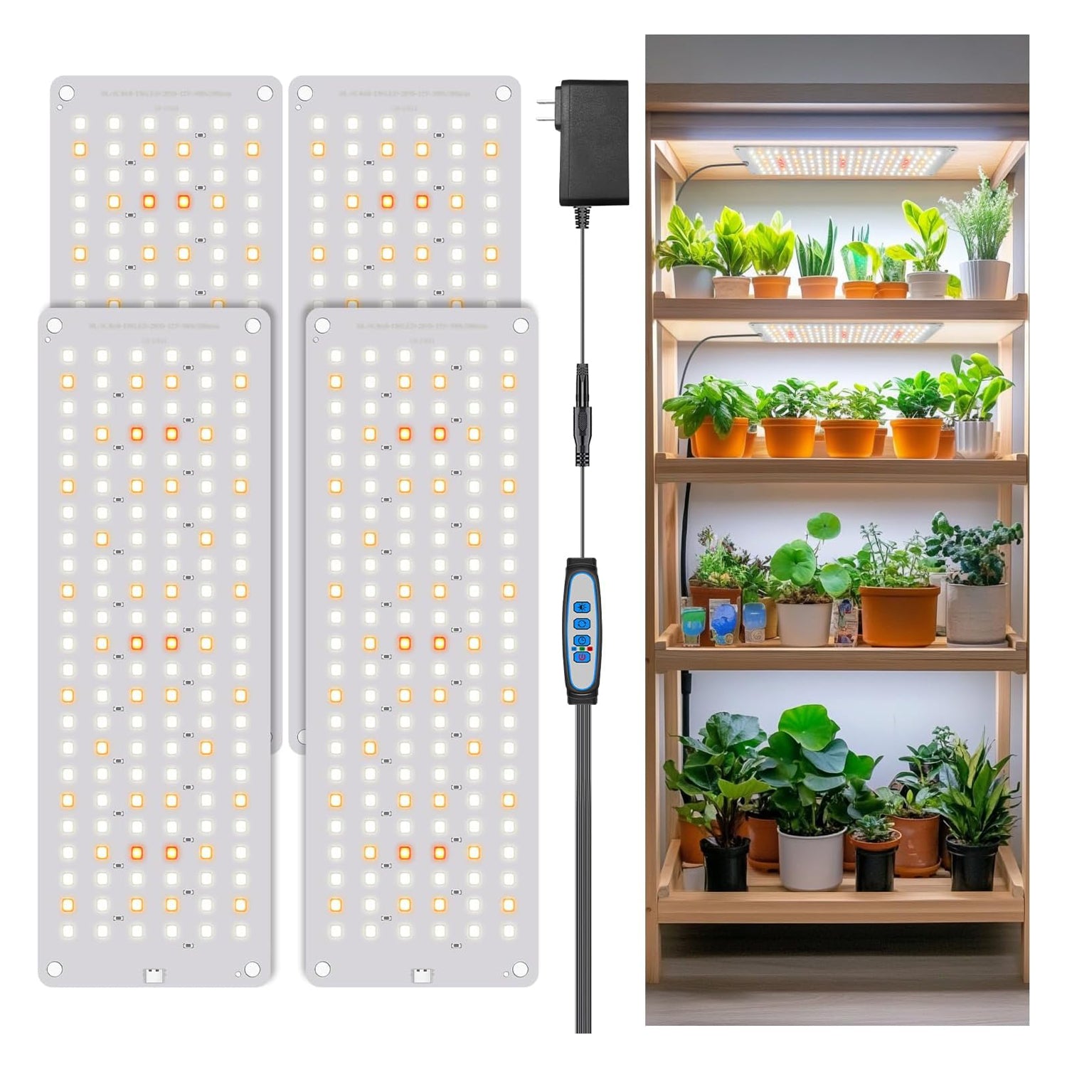 552 LED Full Spectrum Plant Light Panel for Growing Indoor Plants