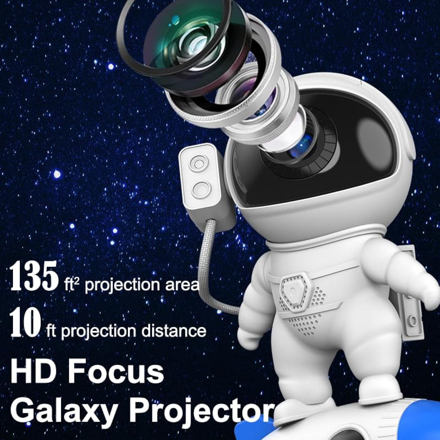 Planetarium Sky Light Galaxy Projector 4K Replaceable 13 HD Galaxy Discs - ktvhomes