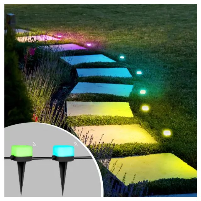 RGBW Music Sync Outdoor Ground Lights App Control IP65 - ktvhomes