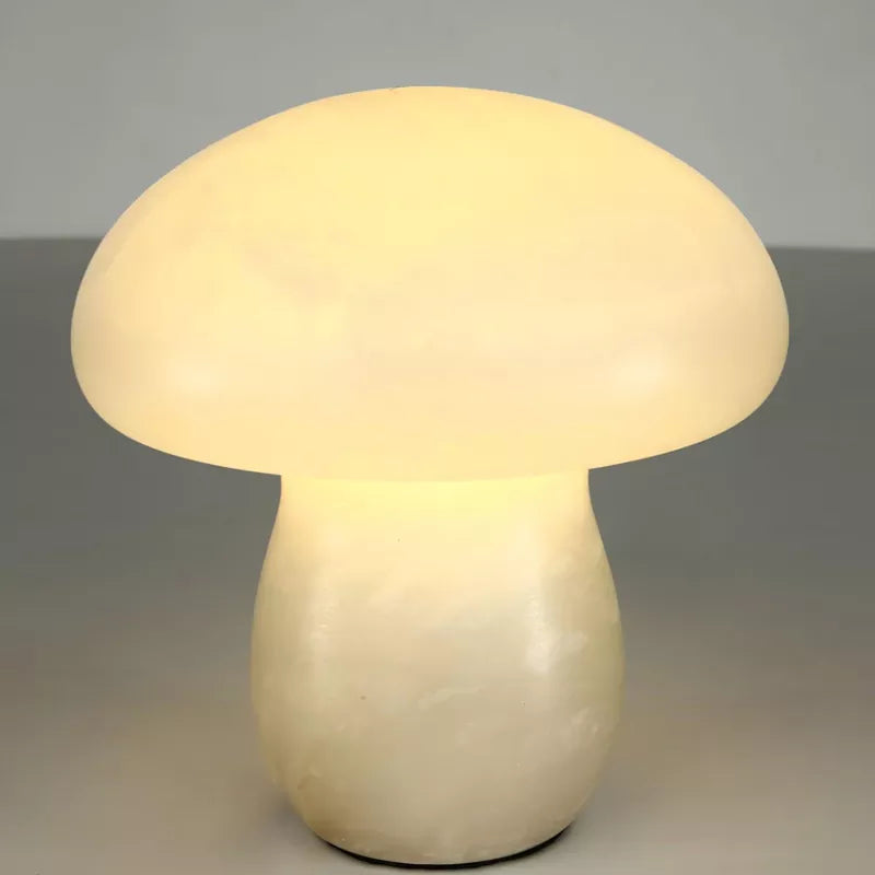 Alabaster Mushroom Table Lamp