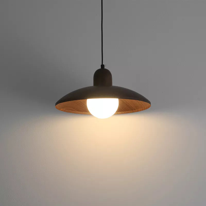 Indoor Hanging Wooden Pendant Lamp