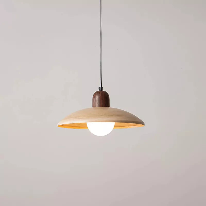 Indoor Hanging Wooden Pendant Lamp